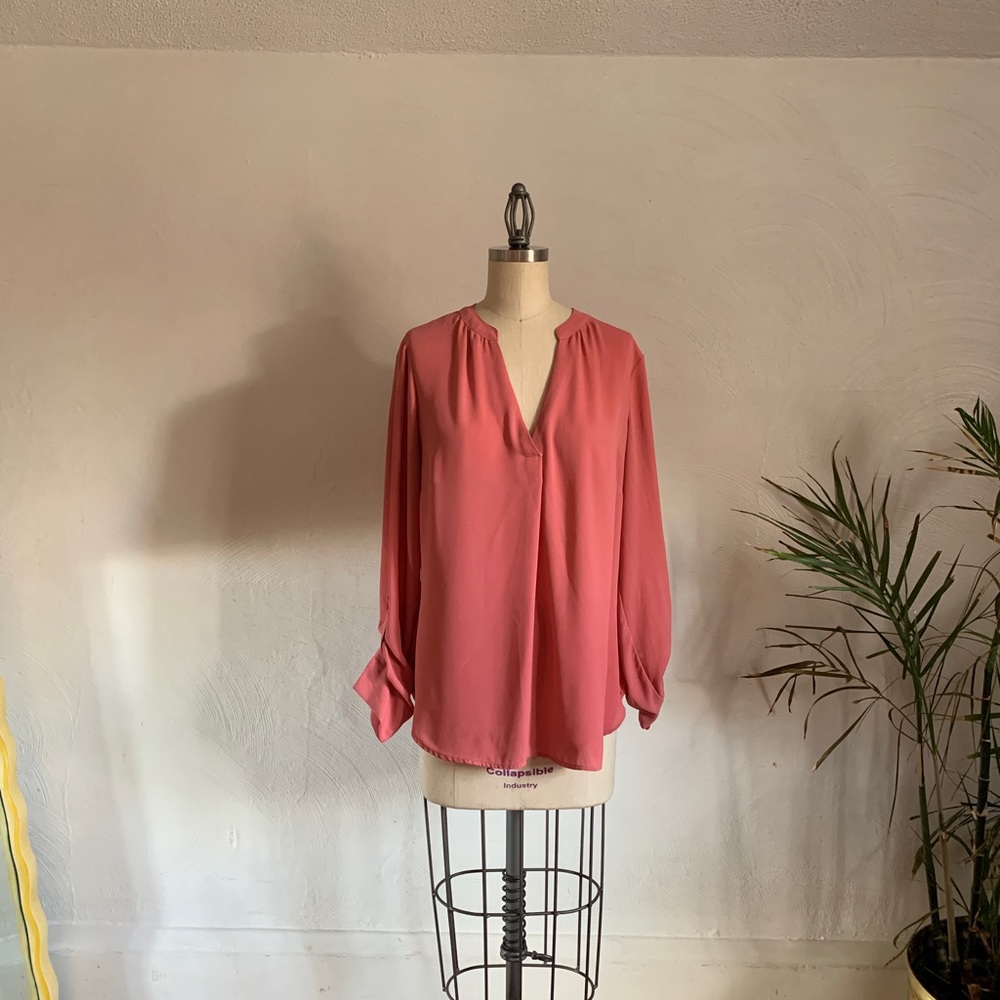 Soho Office Blouse - medium - peach pink